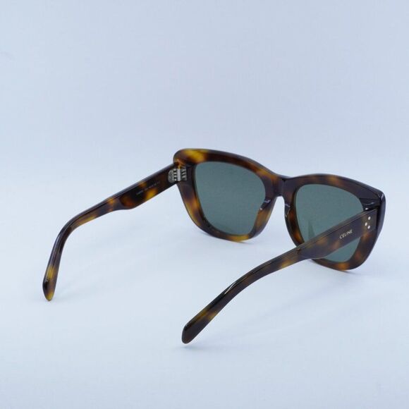 NEW CELINE CL40199I 53N HAVANA / GREEN SUNGLASSES - Picture 9 of 10